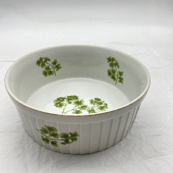 Andrea By Sadek Cookware Set Parsley  7 3/8 & 6” Souffle Casserole Oven To Table - Picture 6 of 16